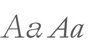 Comparison of the Self Modern and Signifier fonts